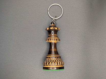 チェス　キーホルダー　クイーン　焼き印付き