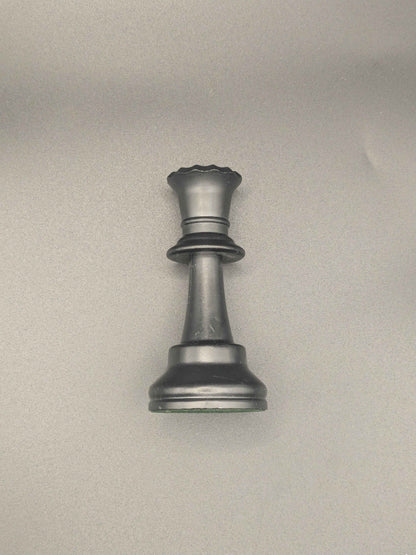 プラスチックチェスセット　ブルー　クイーン２個付き