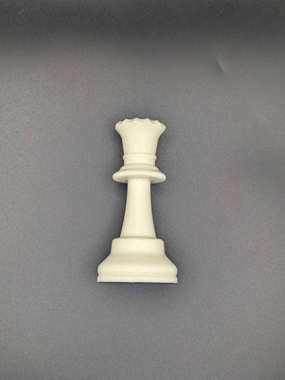 プラスチックチェスセット　ブルー　クイーン２個付き