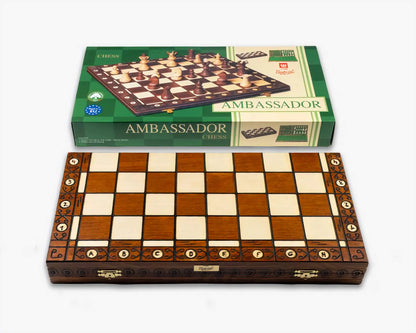 WEGIEL　高級インテリアチェスセット　Ambassador（アンバサダー）